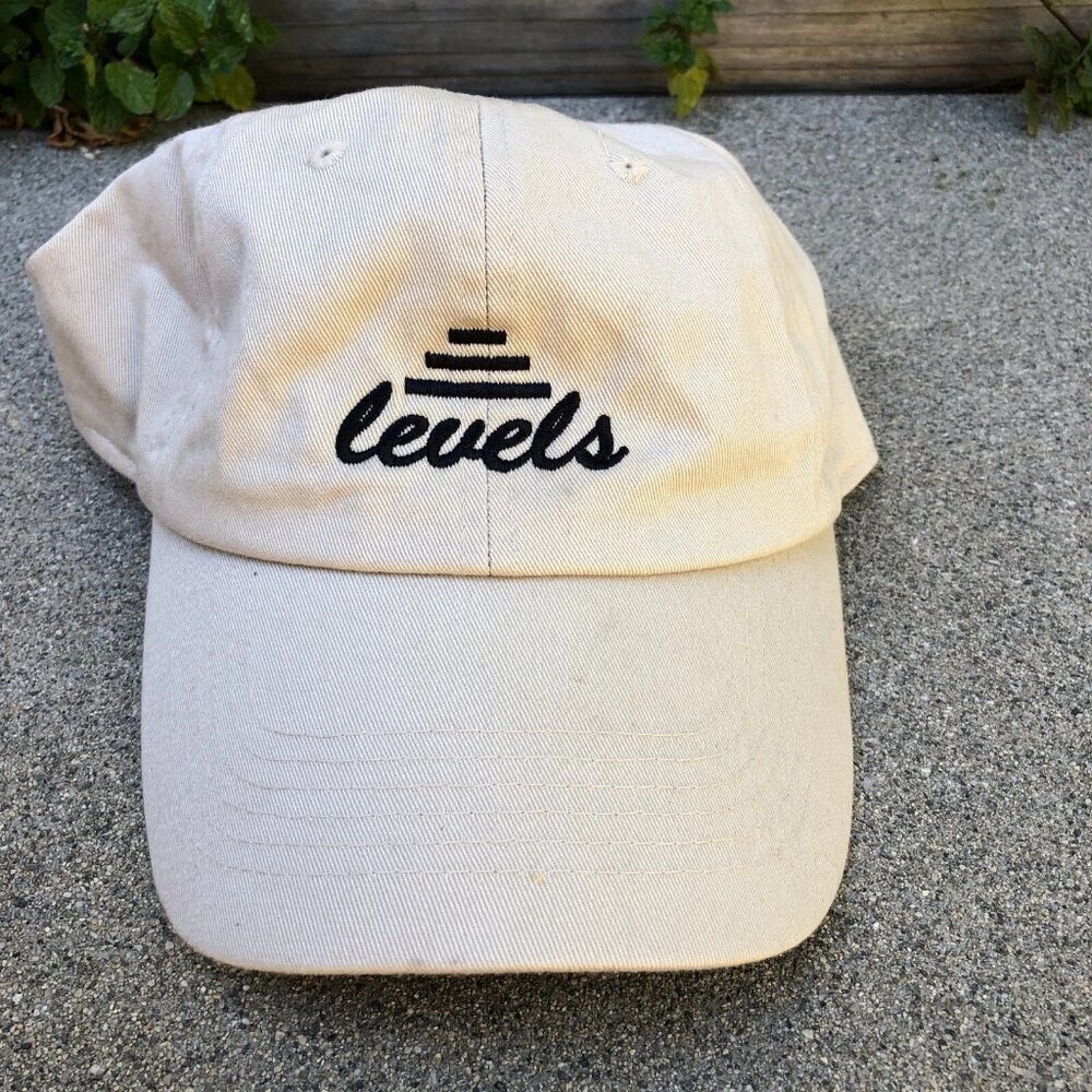Vintage ETHOS LEVELS Dad Baseball Hat Men's One Size Adjustable Khaki Cap​​